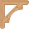 Ekena Millwork Westlake Craftsman Smooth Bracket, Western Red Cedar, 3 1/2"W x 22"D x 22"H BKT04X22X22WTL04SWR - alternate 2